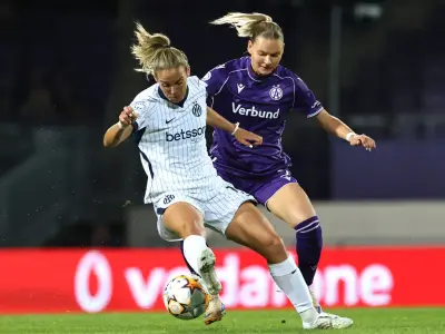 Inter je v 2. krogu lige prvakinj v 94. minuti rešil točko na Dunaju. Manchester City in Real Madrid sta remizirala, PSG in HB Køge pa sta zmagala. - Golavt